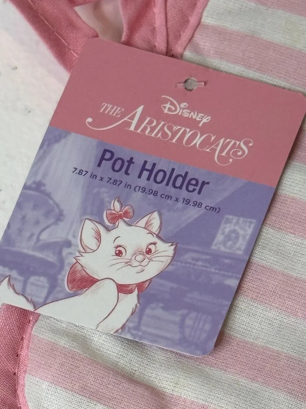 Disney Aristocats Marie Pink Pot Holder Mini Mitt Kitchen Set